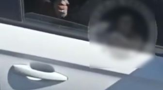 Eşinin evini kurşunlayan kocanın trafikte bıçaklı tartışma görüntüleri ortaya çıktı