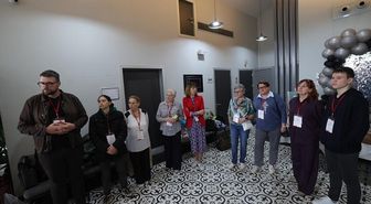 Litvanya'dan gelen katılımcılardan Aktif Yaş Al Merkezi'ne ziyaret
