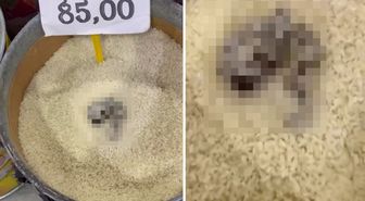 Açıkta satılan pirinçte kedi dışkısı görüldü, markete 52 bin TL ceza kesildi