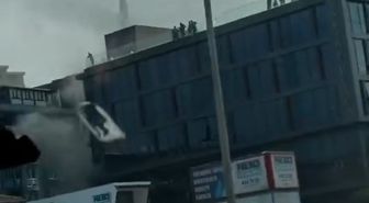 Pendik'te iş yerinde yangın