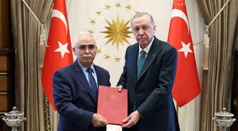 Cumhurbaşkanı Erdoğan, AYM Başkanı Kadir Özkaya'yı kabul etti