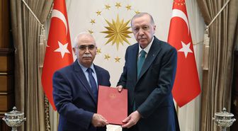 Cumhurbaşkanı Erdoğan, AYM Başkanı Özkaya'yı kabul etti