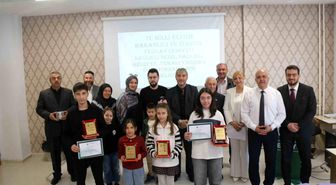 Kütahya'da yetenek yarışmasında dereceye giren öğrenciler ödüllendirildi