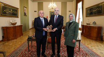 TBMM Başkanı Kurtulmuş, Kamu Başdenetçisi Akarca'yı kabul etti