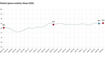 TÜİK: Tüketici güven endeksi yüzde 0,5 arttı