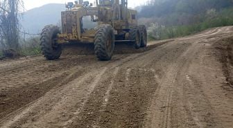 Yığılca'da asfalt öncesi çalışmalar hızlandırıldı