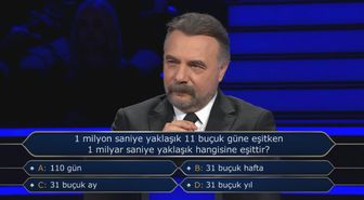 1 milyon saniye yaklaşık 11 buçuk güne eşitken 1 milyar saniye yaklaşık hangisine eşittir?