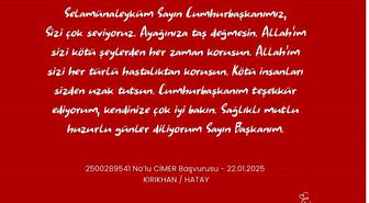 Çocuklar Türkiye'nin dört bir yanından CİMER'e yazdı