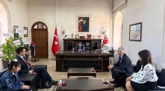 Gercüş'te kaymakamlık makamı geleceğin teminatı çocuklara emanet