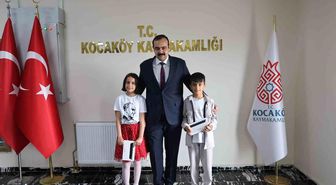 Kocaköy'de çocuklara 'temsili kaymakamlık sertifikası' verildi
