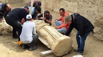 Laodikeia'da 2 metrelik Athena heykeli gün yüzüne çıkartıldı