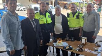 Mersin'de 28 yıllık polis memuru telsizden veda etti