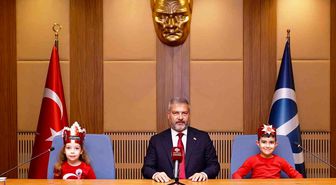 Minikler 23 Nisan'ı coşkuyla kutladı