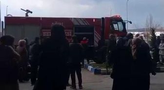 Ağrı'da hastanede yangın paniği