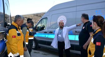 Bafra Devlet Hastanesi'nden hasta naklinde örnek hizmet: 2025'te 3 bin 984 kişiye ulaşıldı