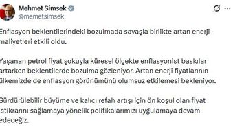 Bakan Şimşek: Fiyat istikrarını sağlamaya yönelik politikalarımıza devam edeceğiz