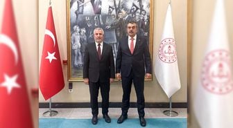 Milli Eğitim Bakanı Yusuf Tekin, ÖSYM Başkanı Bayram Ali Ersoy'u kabul etti