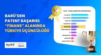 BARÜ'den patent başarısı: 'Finans' alanında Türkiye üçüncülüğü