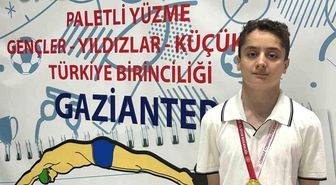 Elazığlı sporcu yüzmede Türkiye şampiyonu oldu