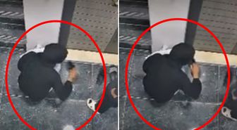 Hırsızlığa gelen kadınların yaptığı mide bulandırdı