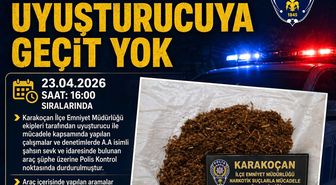 Karakoçan'da uyuşturucuyla mücadele: 1 gözaltı