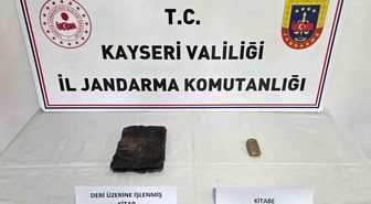 Kayseri'de tarihi eser operasyonu