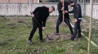 Patnos RAM'da ağaçlandırma çalışması