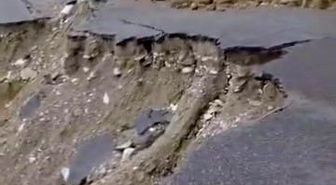 Sinop'ta heyelan: Grup yolu ulaşıma kapandı