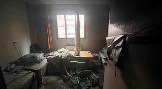 Turgutlu'da evini ateşe veren şahıs kalp krizinden hayatını kaybetti