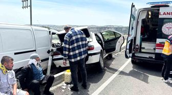 Adıyaman'da iki araç çarpıştı: 4 yaralı