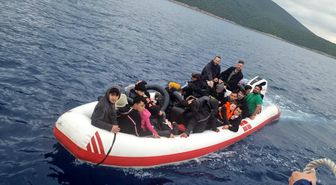 Bodrum'da 40 düzensiz göçmen yakalandı: 2 gözaltı
