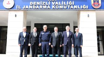 Denizli OSB yönetiminden İl Jandarma Komutanlığına ziyaret
