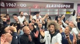 Elazığspor'dan davul klarnet eşliğinde kutlama