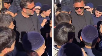 Kur'an kursu öğrencileriyle bir araya gelen Okan Buruk, dua istedi