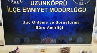 Uzunköprü'de uyuşturucu operasyonu: Şüpheli tutuklandı