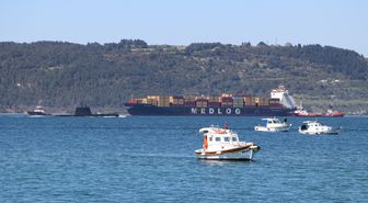 Çanakkale'de gemi arızası