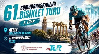 Cumhurbaşkanlığı 61. Türkiye Bisiklet Turu'nun 2. Etabı Aydın'dan başlayacak