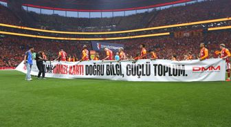 Derbi maçta 'Dezenformasyona Kırmızı Kart' mesajı