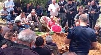 Gelin çiçeği, damadın mezarına konuldu