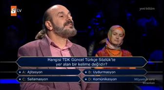 Hangisi TDK Güncel Türkçe Sözlük’te yer alan kelime değildir (Ajitasyon, uydurmasyon, sallamasyon, kominikasyon)?