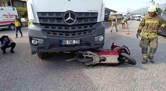 Hatay'da Kamyonun Altında Kalan Motosiklet Sürücüsü Hayatını Kaybetti