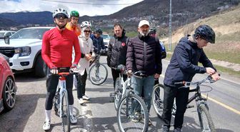 Posof'ta bisiklet turu etkinliği