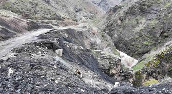 Şırnak'ta yağışla beraber heyelan oluştu