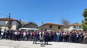 Çakallar köy hayrında eller yağmur için semaya kalktı