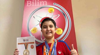 Dünya birincisi 4. sınıf öğrencisi Kerem'in hedefi Cahit Arf gibi bilim insanı olmak