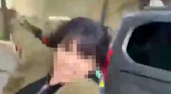 Esenyurt'ta bir kadın eski eşini sokak ortasında darp etti