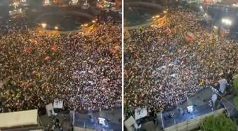 İran'ın başkenti Tahran'da bugüne kadarki en büyük gösteri