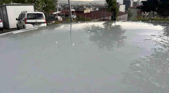 Kahramanmaraş'ta kısa süreli dolu etkili oldu