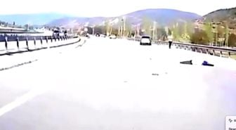 Kazada hayatını kaybeden motosiklet sürücüsünün son görüntüleri ortaya çıktı
