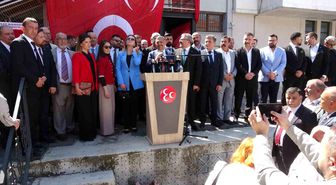 MHP Kütahya İl Başkanlığı'na atanan Türker görevi devraldı